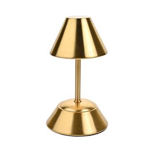 Dunelm rechargeable gold lamp