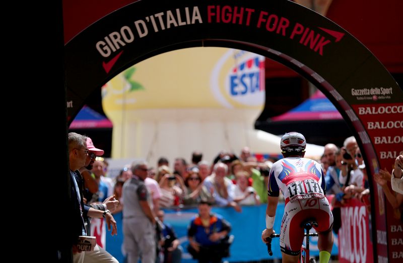 Luca Paolini (Katusha) at the start