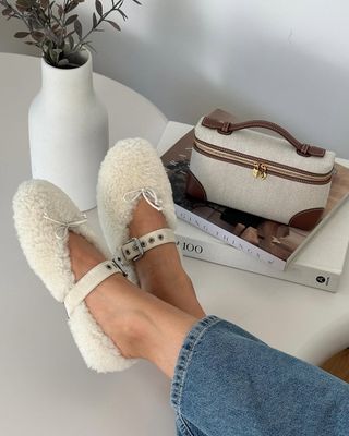 Shearling shoes