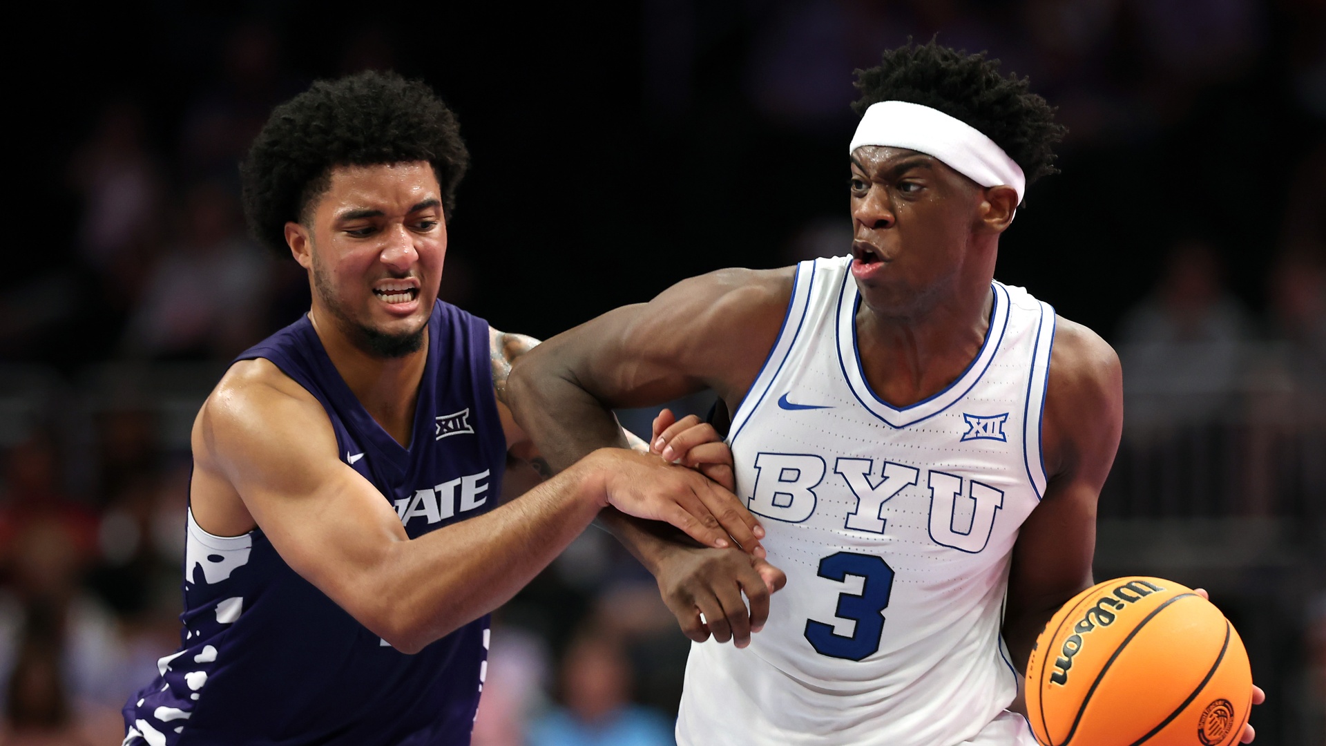 AJ Dybantsa of the BYU Cougars in action ahead of March Madness 2026