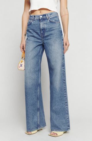 Cary Slouchy High Rise Wide Leg Jeans