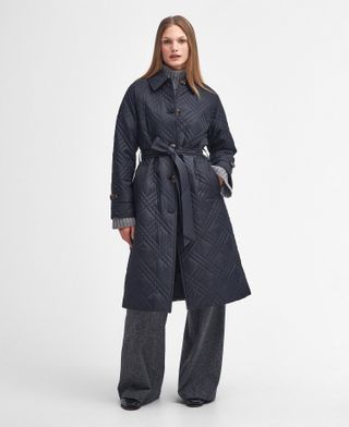 Mariah Quilted Trench Coat