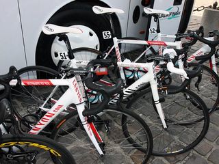Andre Greipel (Omega Pharma-Lotto) used a Canyon Ultimate AL Pave on his way to his 21st place finish at Paris-Roubaix.