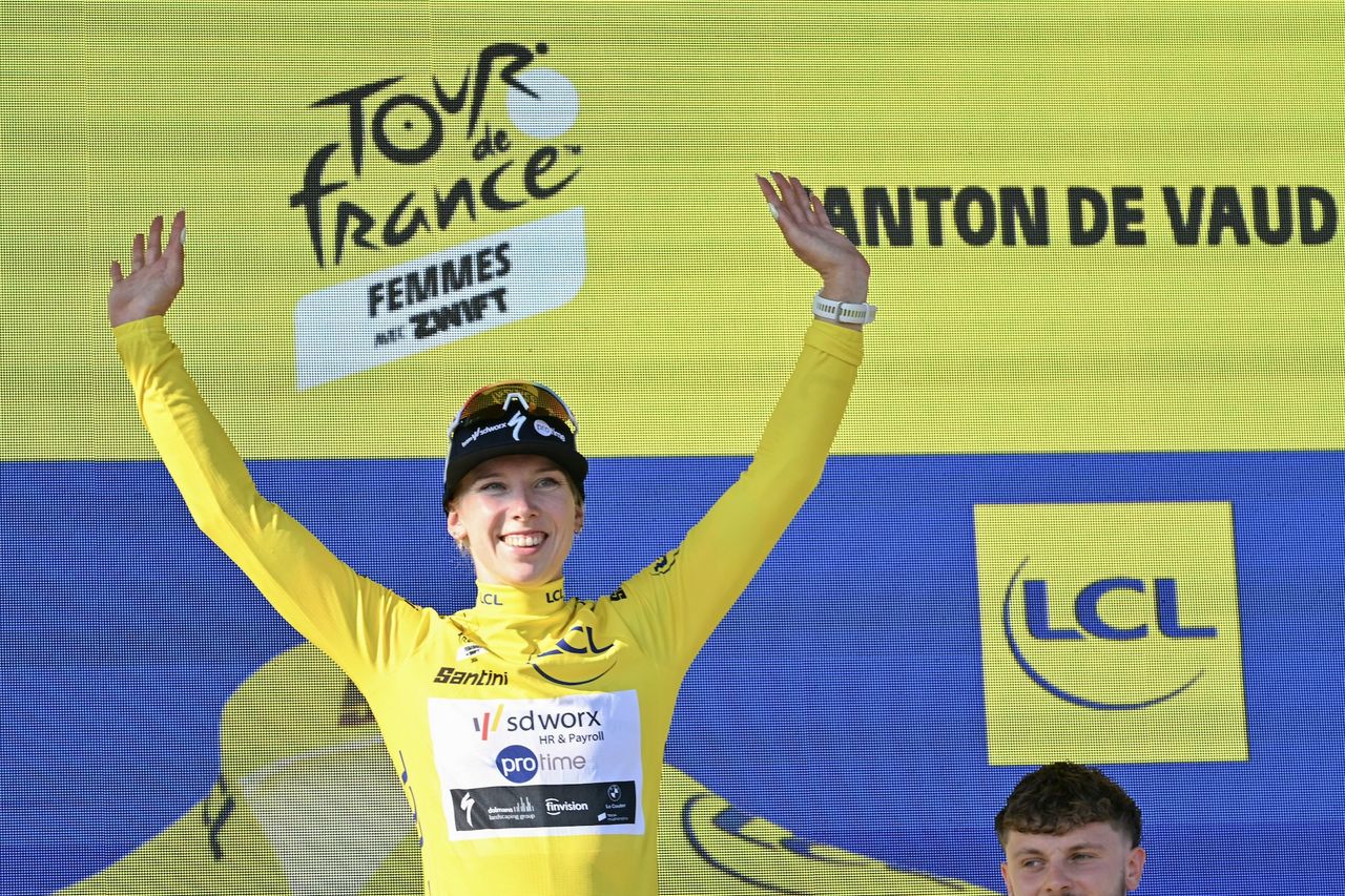 The GC standings at the Tour de France Femmes 2026 - The first yellow jersey goes to the fastest sprinter