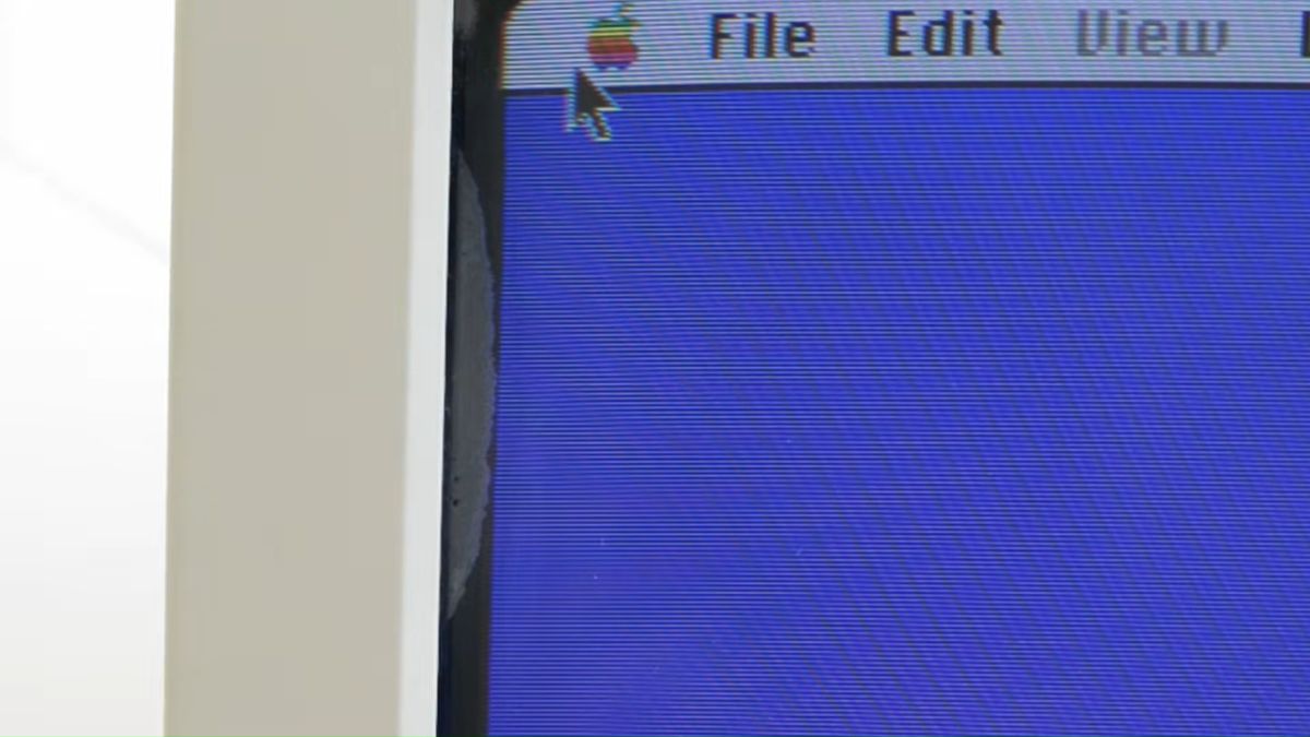 UV resin injection cures ancient, cataract-inflicted CRT monitor — repaired 20-inch Trinitron would have been an enviable display in the mid 1990s