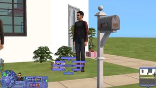 The Sims 2 - Autonomous casual romance menu showing options for cheating, pregnancy, jealousy, and more