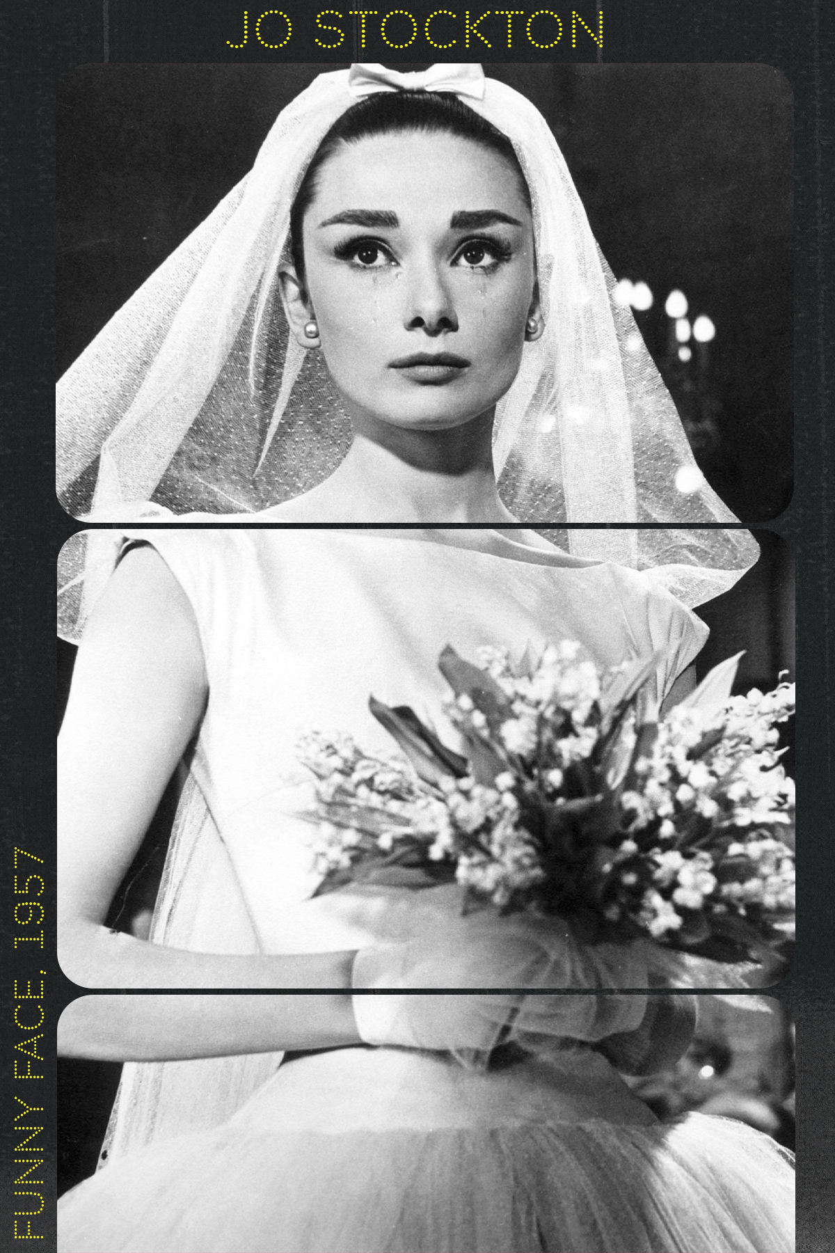 Still of Jo Stockton in a wedding dress from Funny Face.