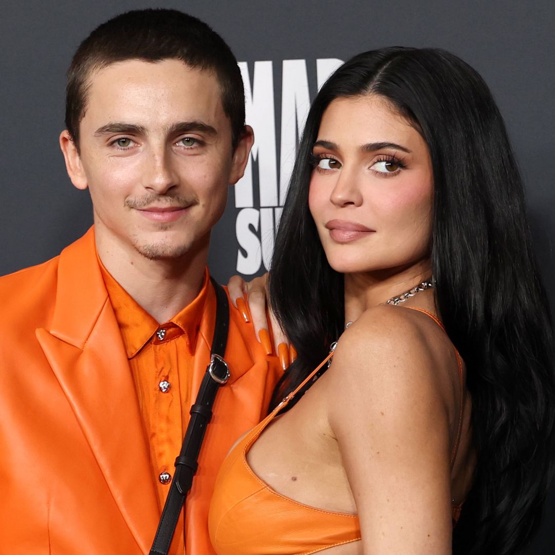 Timothée Chalamet and Kylie Jenner walked the red carpet together at the Marty Supreme premiere in matching orange leather looks