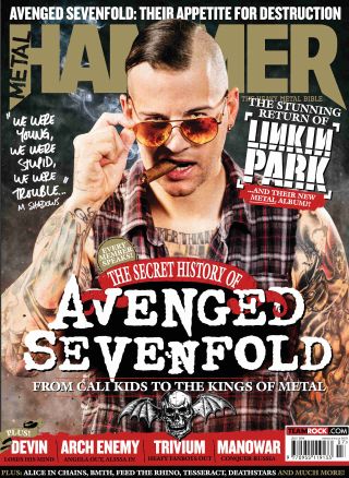 The cover of Metal Hammer issue 258 featuring Avenged Sevenfold’s M Shadows