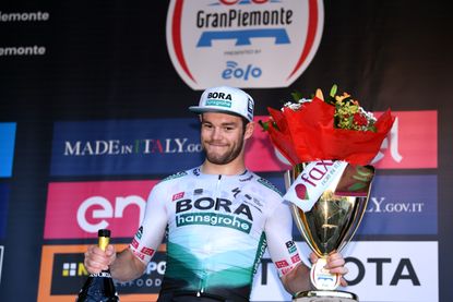 Matt Walls on the Gran Piemonte podium
