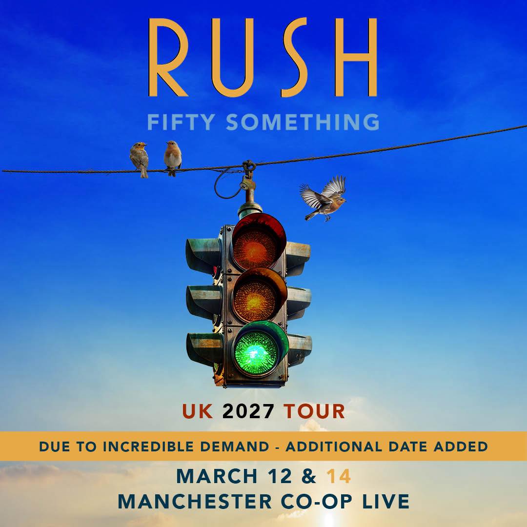 Rush Manchester Extra Gig Tour Poster
