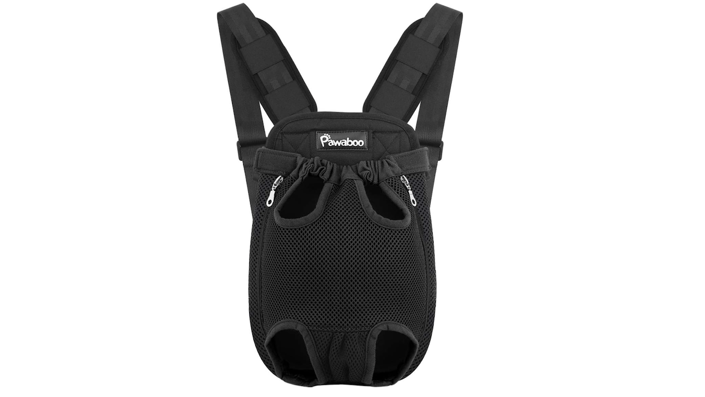 Pawaboo dog carrier can be used on bikes