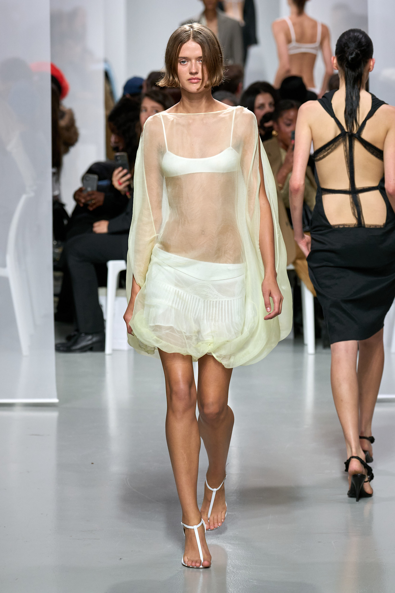 A sheer look from Christopher Esber Spring/ Summer 2025.