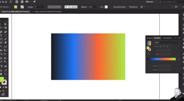 Adobe Illustrator tutorials: create and edit gradients