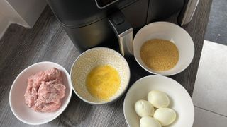 ingredients of air fryer scotch eggs