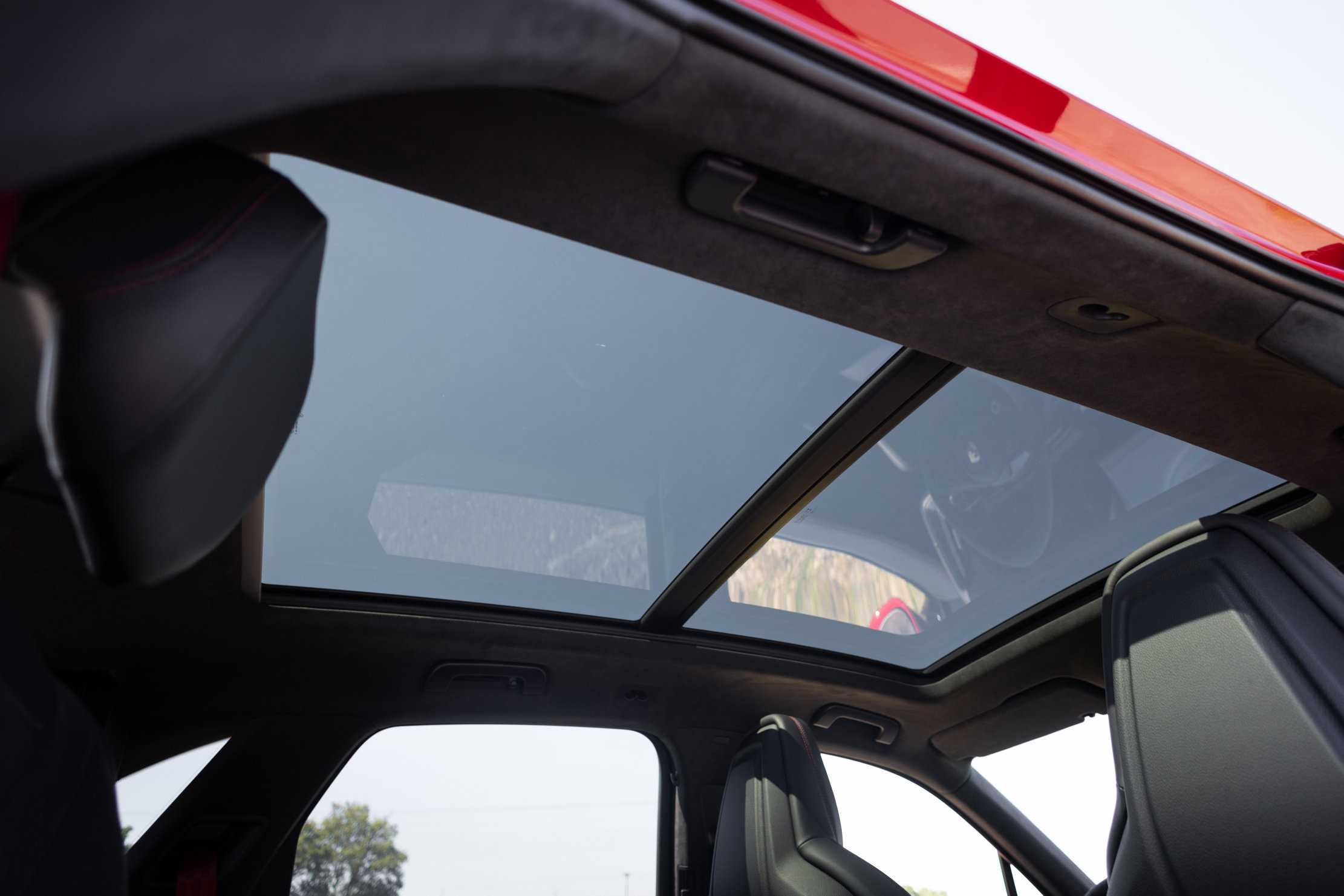 Interior views of the Porsche Cayenne