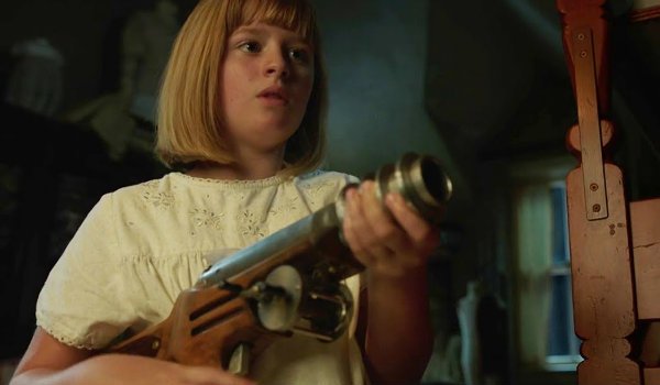 Annabelle Creation Toy Gun scene