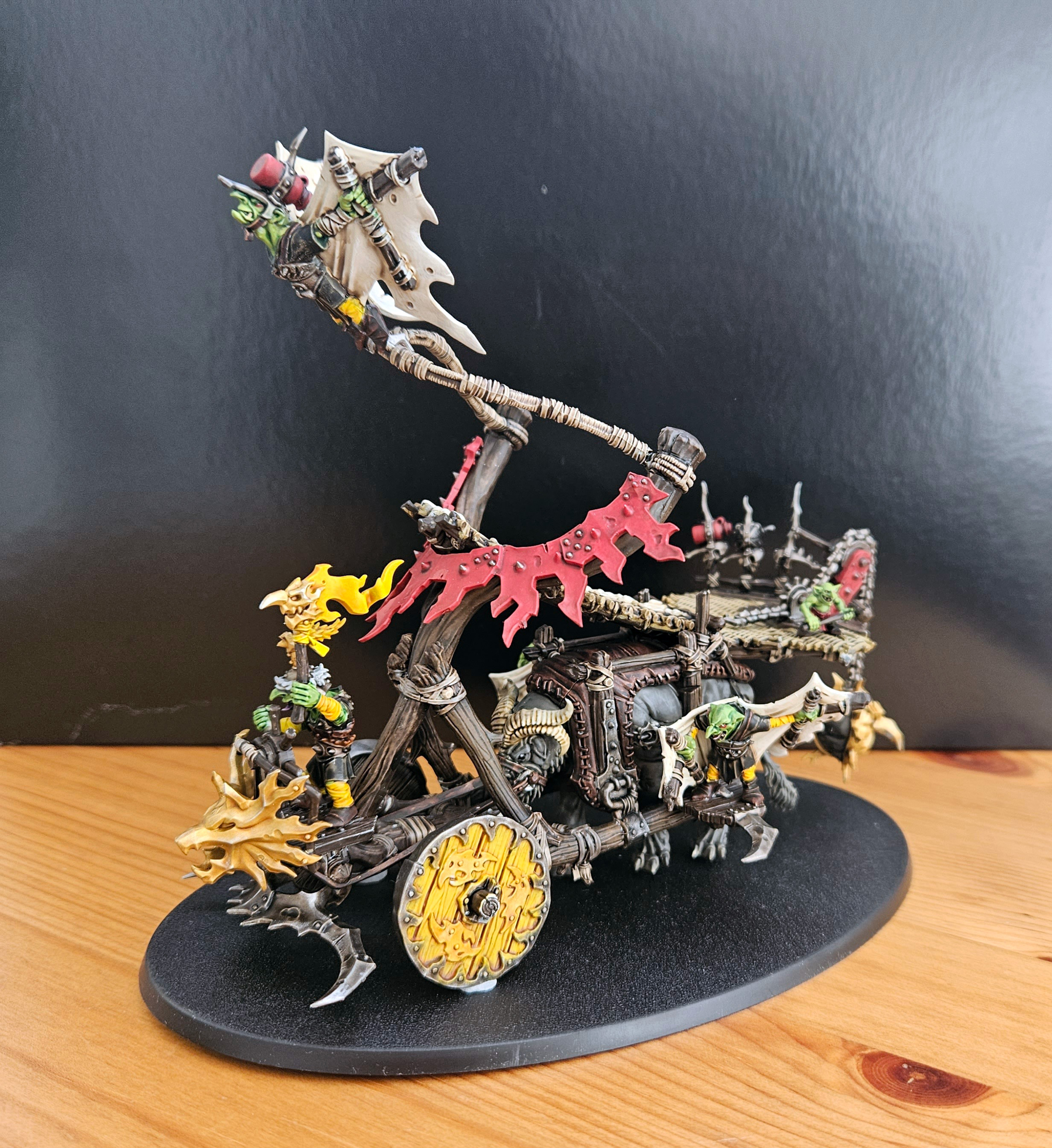 A Grot Doom Diver model, built and painted by Will Salmon.