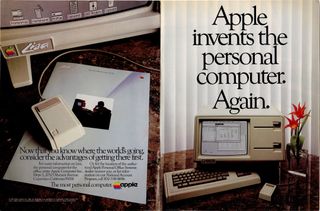 Apple Lisa Computer Print Advertisement, 1983