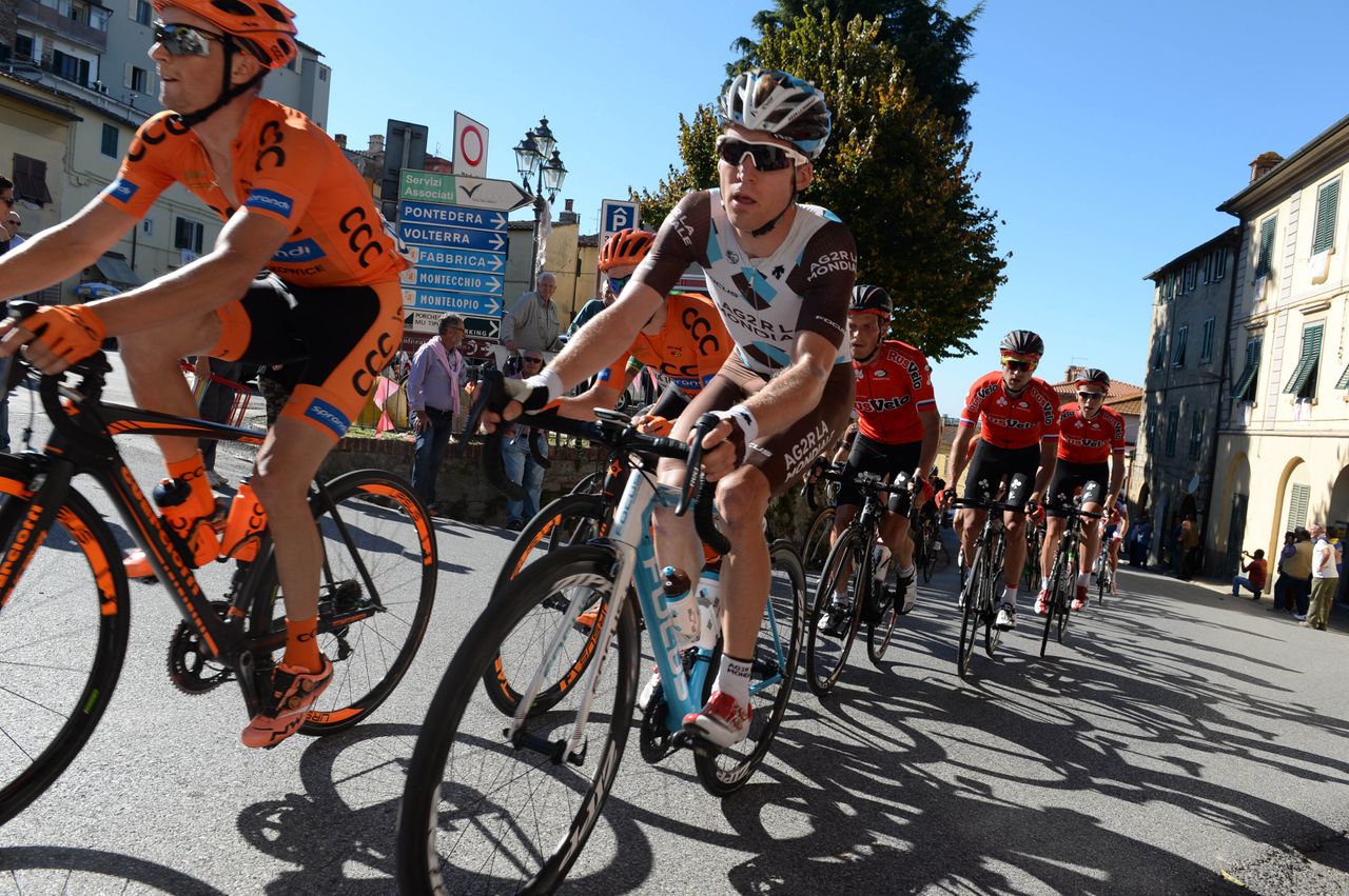 Jan Bakelants in the peloton