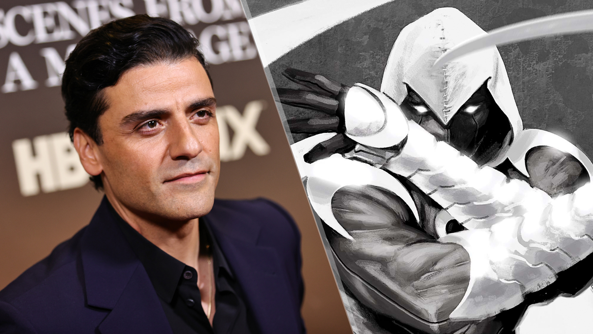 Rotten Tomatoes - New images of Oscar Isaac in Moon Knight