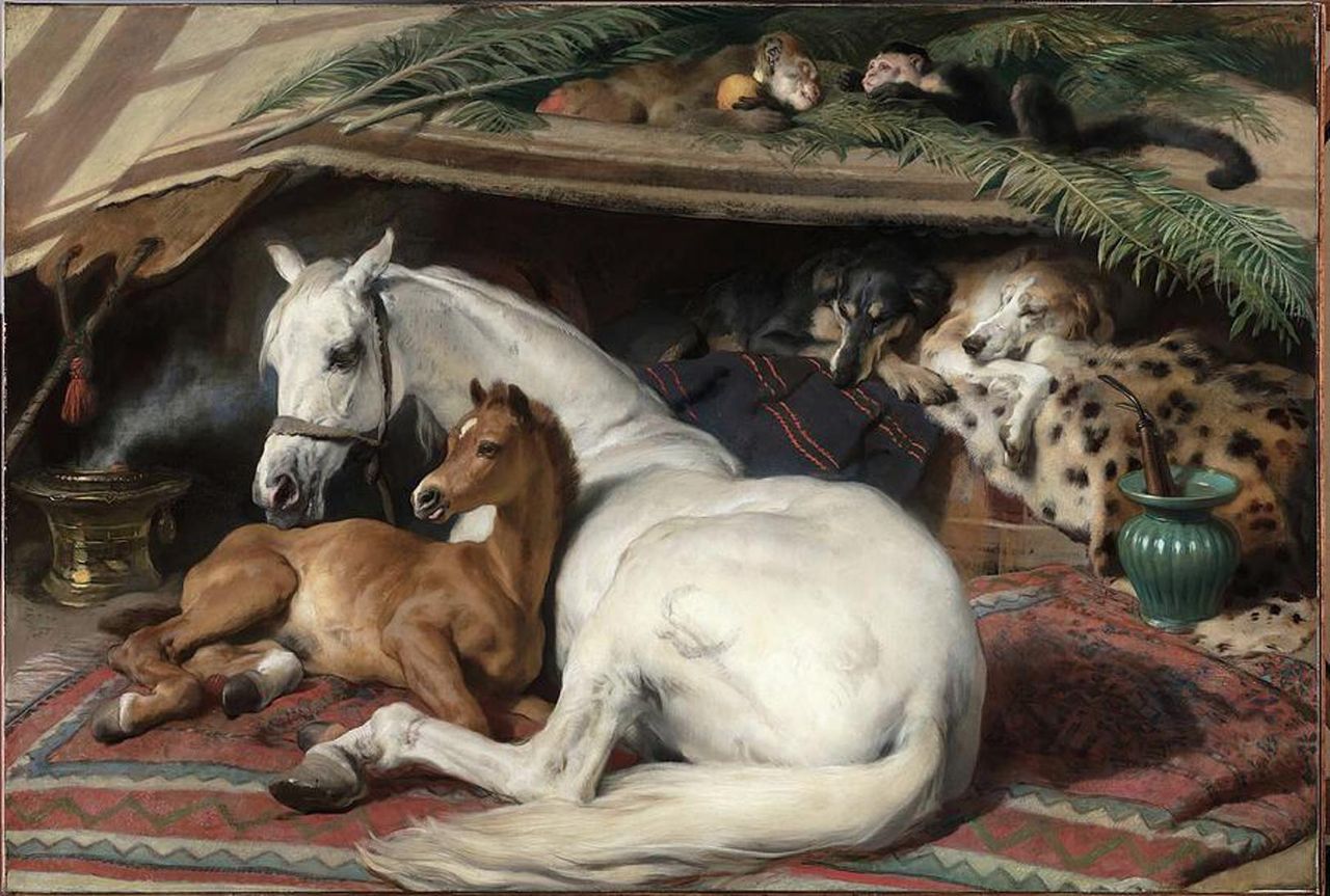 The Arab Tent 1866 by Edwin Henry Landseer