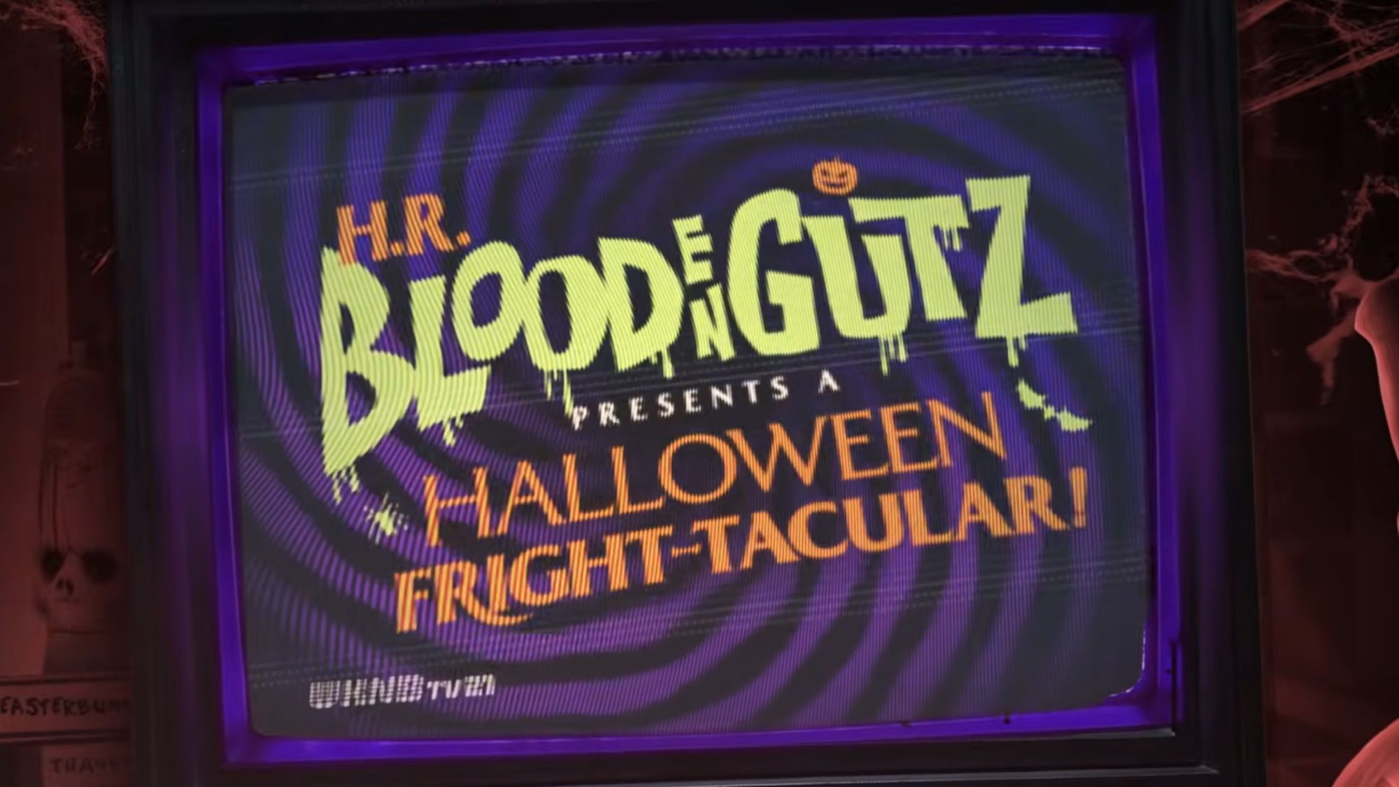H.R. Bloodengutz image on TV for Halloween Horror Nights 2026