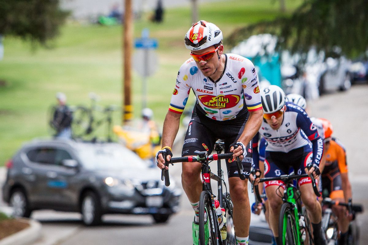 Stage 1 winner Seghei Tvetkov (Jelly Belly p/b Maxxis) on the move