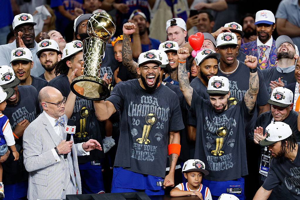 SAN ANTONIO, TX -JUNE 13:  of 2026 NBA Finals - Game Five at Frost Bank Center on June 13, 2026 in San Antonio, Texas. (Photo by Ronald Cortes/Getty Images) 