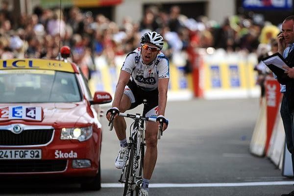 An exhausted Jens Voigt rode his heart out for captain Fr&auml;nk Schleck
