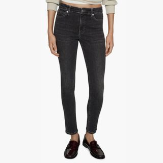 Grey-wash skinny jeans from Mango