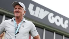 Greg Norman at the second LIV Golf Invitational Series event in Portland
