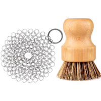 GAINWELL Stainless Steel Chainmail Scrubber Set: £7.98, Amazon UK
