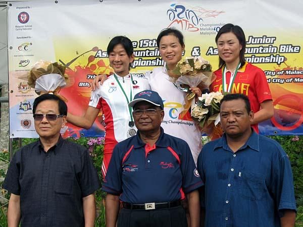 Liu Ying (People's Republic of China), Ren Chengyuan (People's Republic of China), Rie Katayama (Japan)