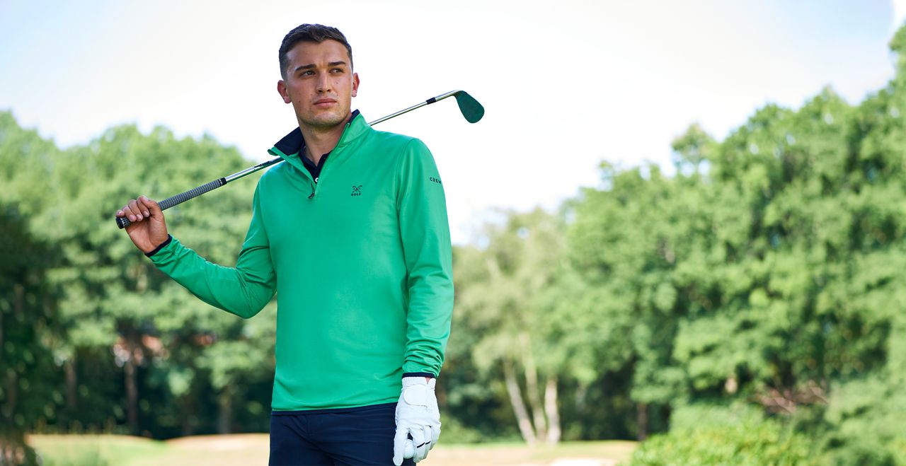 Crew Clothing half zip swearshirt pictured