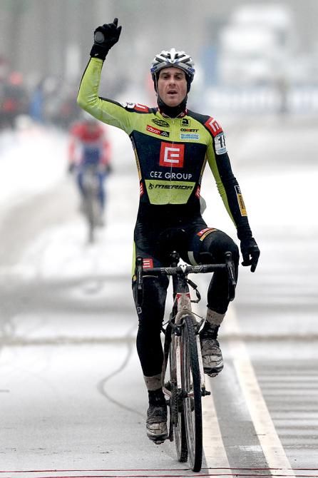 Martin Bina, winner of the Hoogerheide world cup