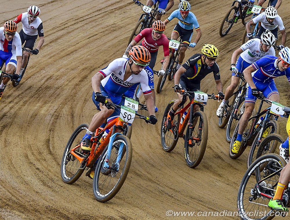 Peter Sagan moves up on the start loop