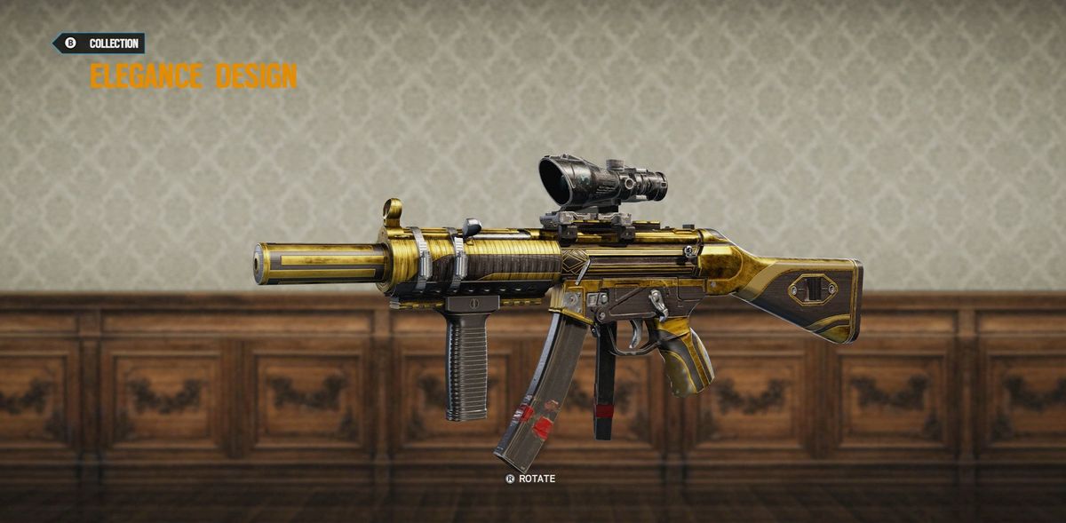 Rainbow Six Siege Elegance Design for MP5SD