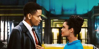 Tessa Thompson and Nnamdi Asmugha in Amazon&#039;s Sylvie&#039;s Love