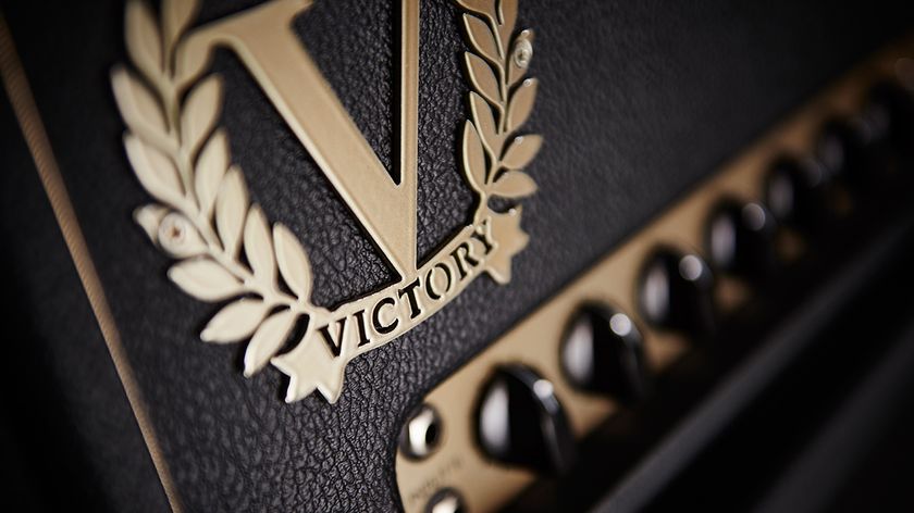 Detail of a Victory Sheriff 44 amp head, taken on October 4, 2016