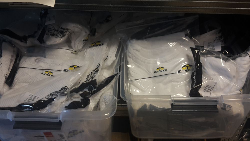 Riders can take their pick from the supply of Giessegi base layers