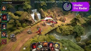 A Demeo x Dungeons & Dragons: Battlemarked screenshot with an Under the Radar banner.