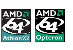 The Athlon 64 X2 line will be positioned between the high-end of current Athlon 64 processors and the Athlon FX. The initial offering will include the processors 4200+ (2.2 GHz, 2 x 512 kByte L2 cache), 4400+ (2.2 GHz, 2 x 1 MByte), 4600+ (2.4 GHz, 2 x 512 kByte), and 4800+ (2.4 GHz, 2 x 1 MByte). The X2 chips are built in the known 939-pin package in 90 nm and integrate about 233 million transistors. They support PC1600, PC2100, PC2700 and PC3200 DDR memory modules and fit in the power envelope of current Athlon 64 processors (110 watts, 1.35 volts). The existing FX processors will remain the fastest chips in AMD's product line fore the foreseeable time and will be scaled at least through 2006 with new platform designs already on the way.