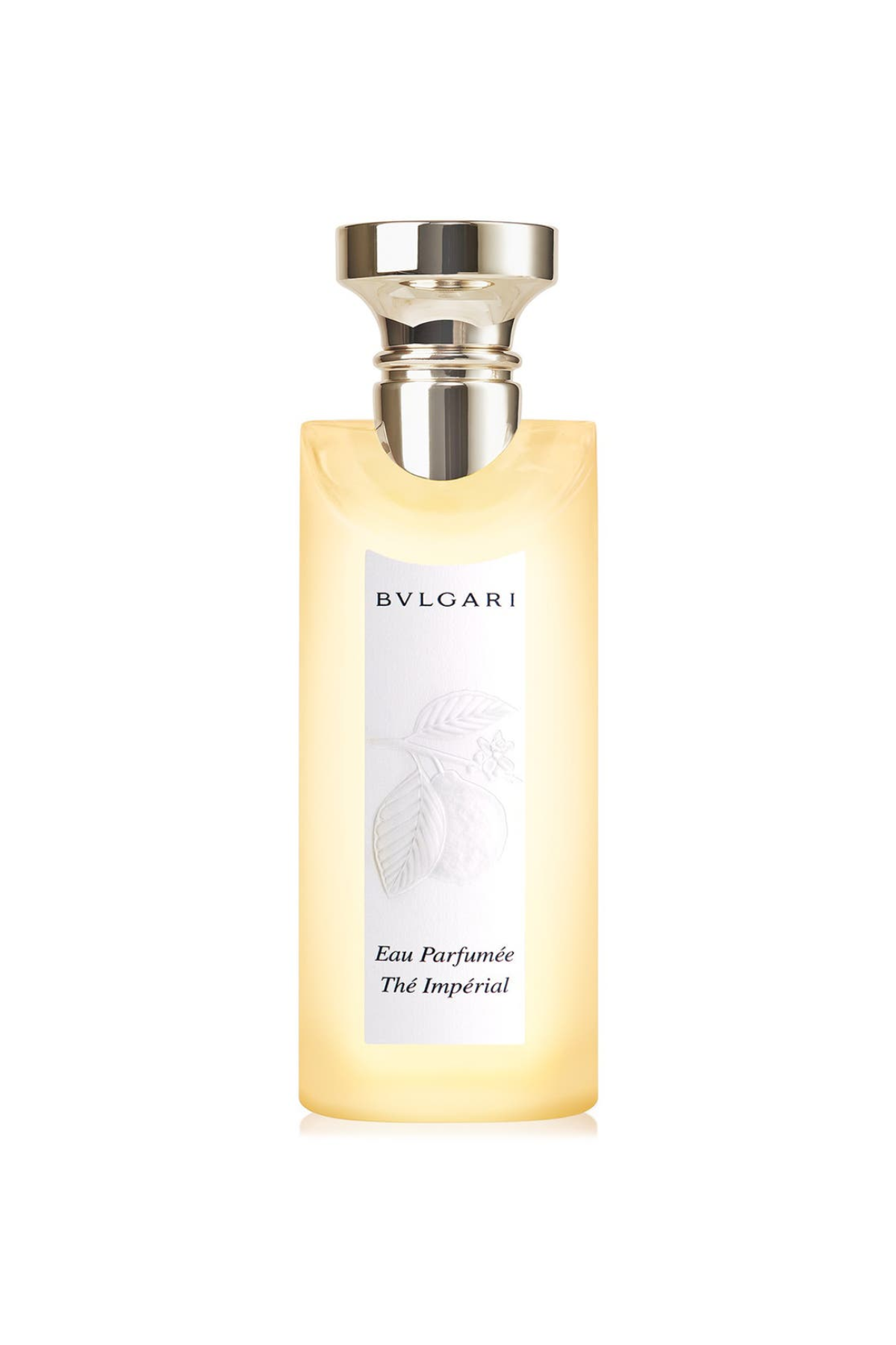A bottle of BVLGARI The Imperial fragrance.