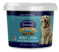 Stewart Pro-Treat Beef Liver Freeze-Dried Raw Dog Treats RRP: $36.99 | Now: $27.35 | Save: $9.64 (26%)