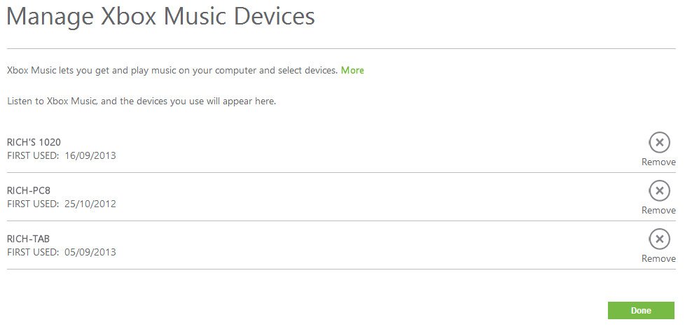 Manage Xbox Devices