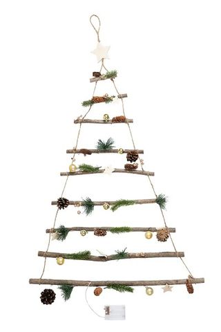 Dunelm Light Up Christmas Tree Wall Decoration