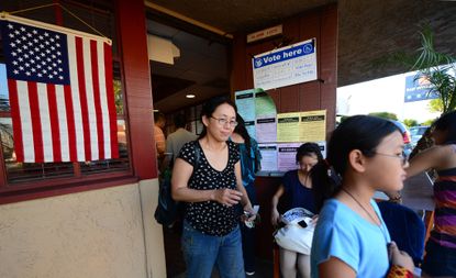 Asian Americans vote on Election Day