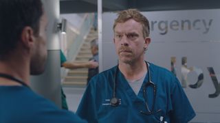 embargoed 22/04/25 Dylan Keogh talks to Flynn and puts him in his place. 