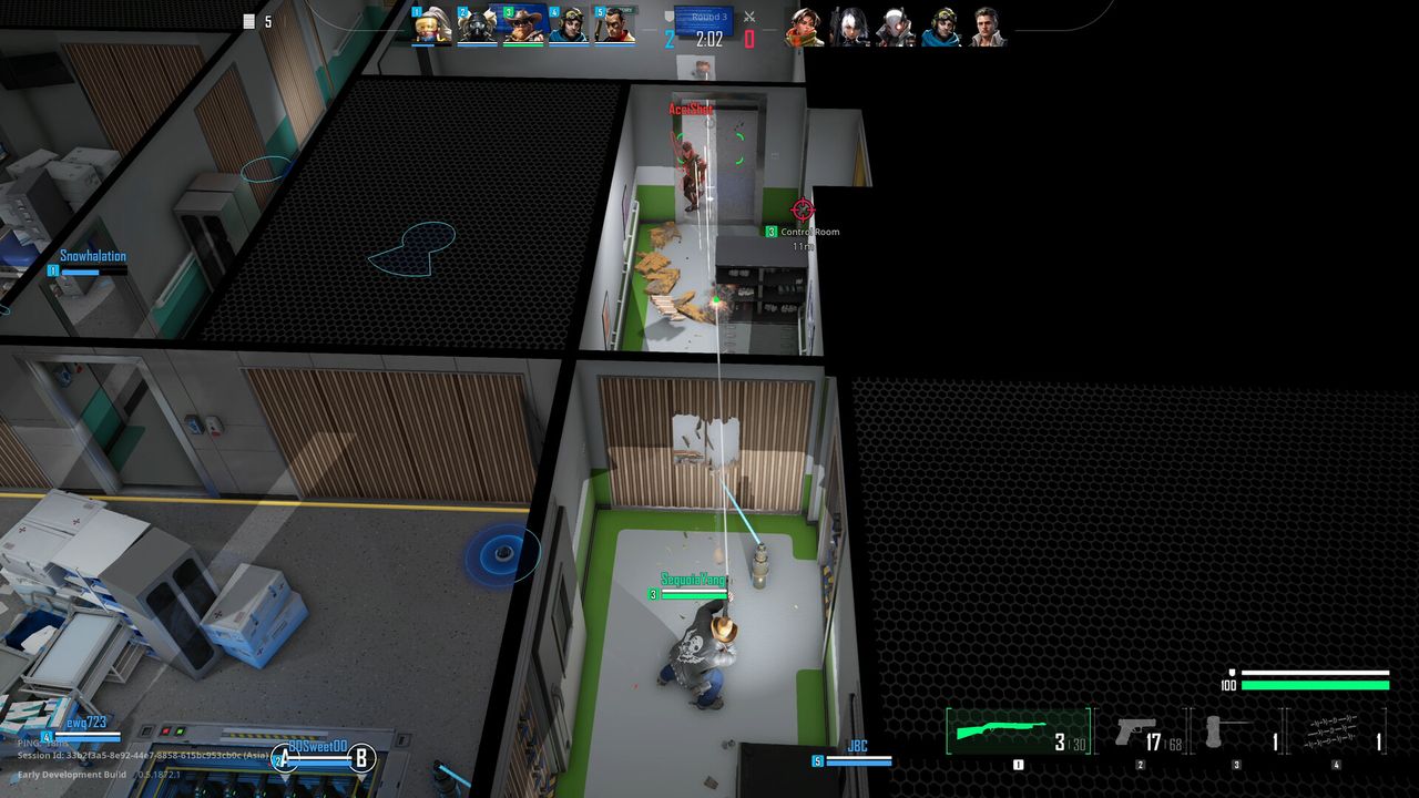 PUBG: Blindspot gameplay screenshot showing isometric combat